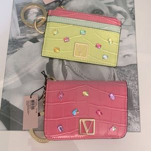 Wallet ID a and card holder keychains